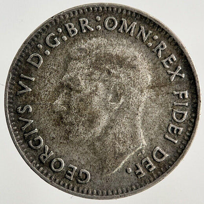 1949 Australia Threepence Silver Coin | Fine Collectable Grade