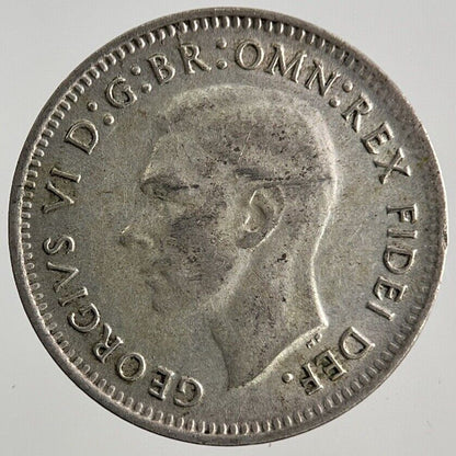 1949 Australia Threepence Silver Coin | Fine Collectable Grade