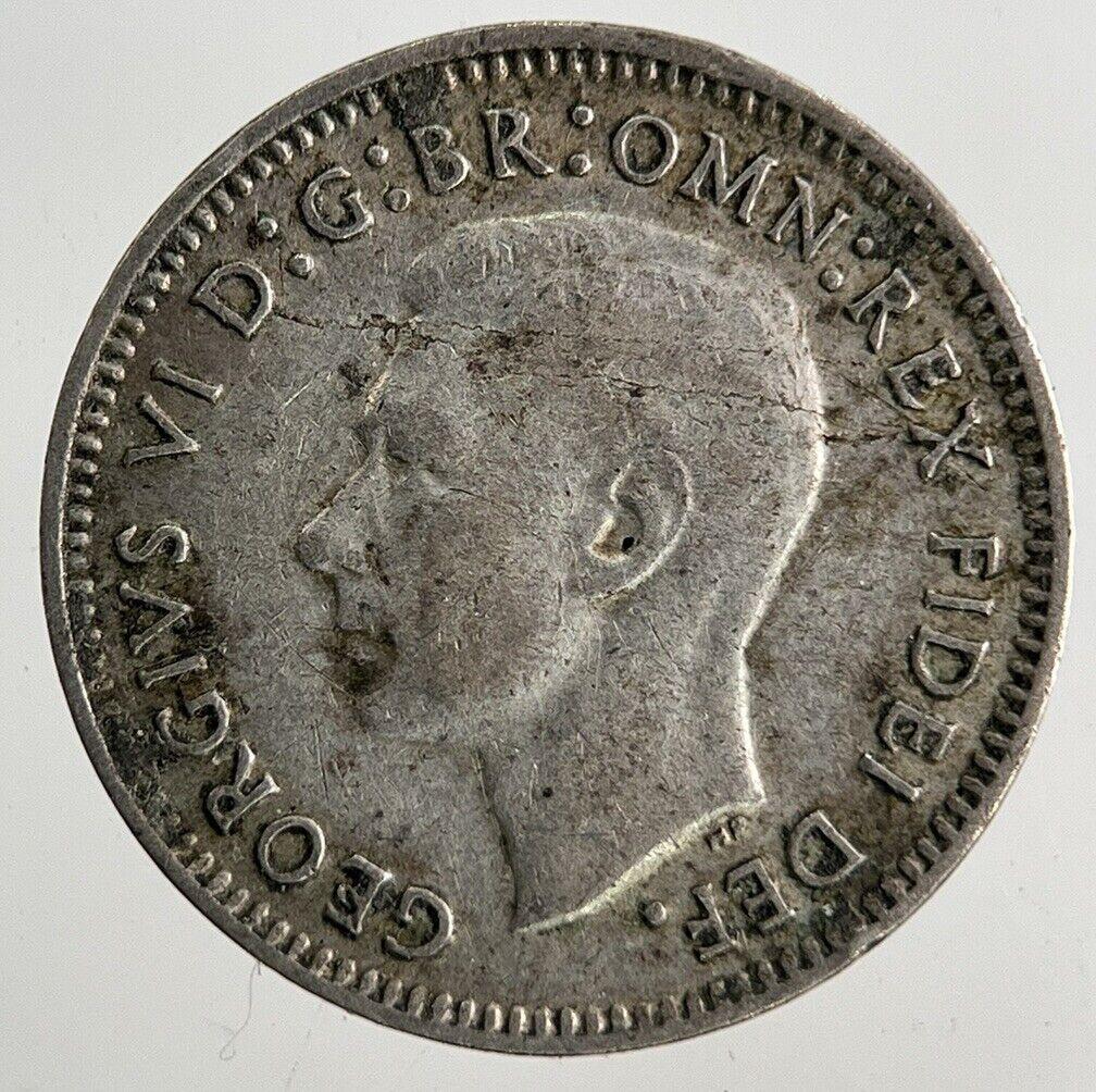 1949 Australia Threepence Silver Coin | Fine Collectable Grade