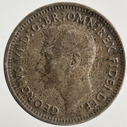 1949 Australia Threepence Silver Coin | Fine Collectable Grade