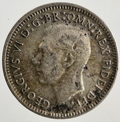 1949 Australia Threepence Silver Coin | Fine Collectable Grade