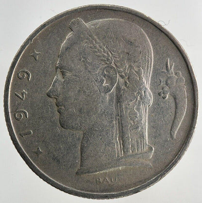 1949 Belgium 5 Franc Coin | Fine Collectable Grade