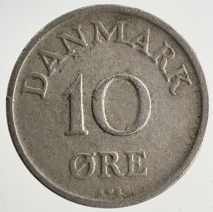 1949 Denmark 10 Ore Coin | Fine Collectable Grade