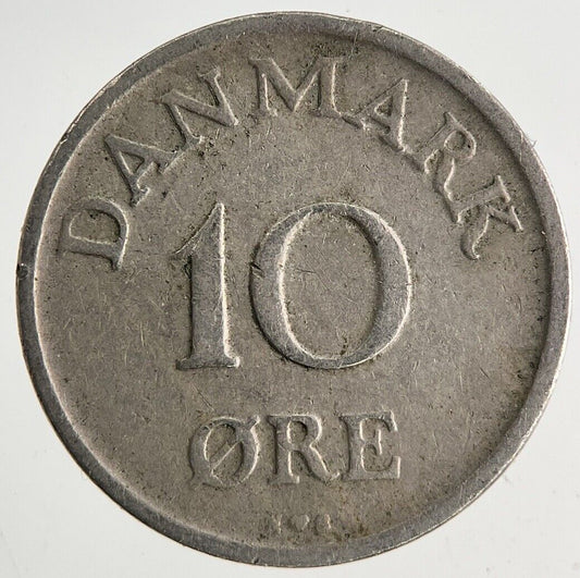 1949 Denmark 10 Ore Coin | Fine Collectable Grade