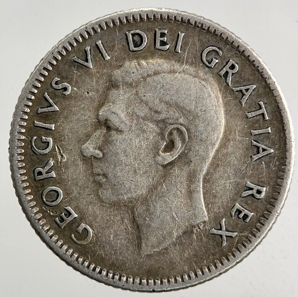 1949 Canada 10 Cents Silver Coin | Fine Collectable Grade