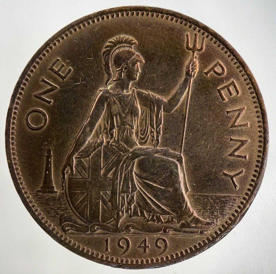 1949 George VI One Penny Coin | Very High Grade