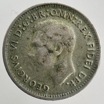 1949 Australia Threepence Silver Coin | Fine Collectable Grade