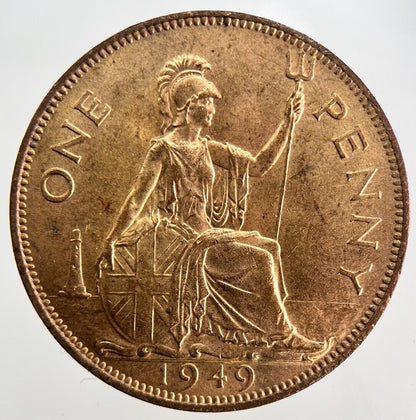 1949 George VI Penny Coin | Very High Grade
