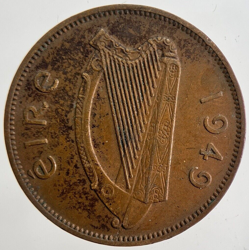 1949 Irish Half-Penny Coin | Very High Grade | a4822