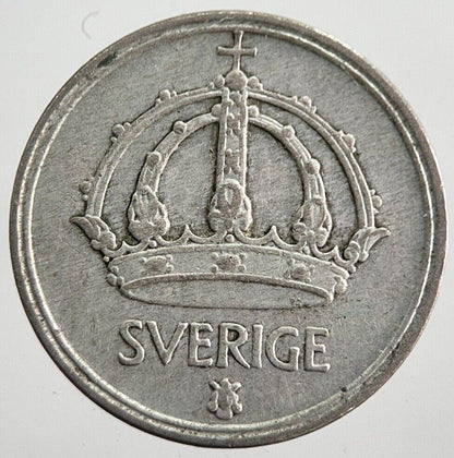 1949 Sweden 10 Ore Silver Coin | Fine Collectable Grade | a7831
