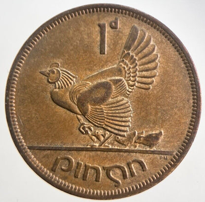 1949 Irish Penny Coin | Very High Grade | a4736