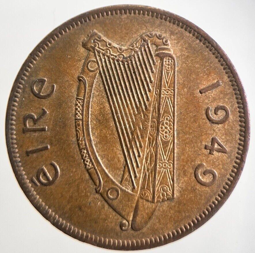1949 Irish Penny Coin | Very High Grade | a4736