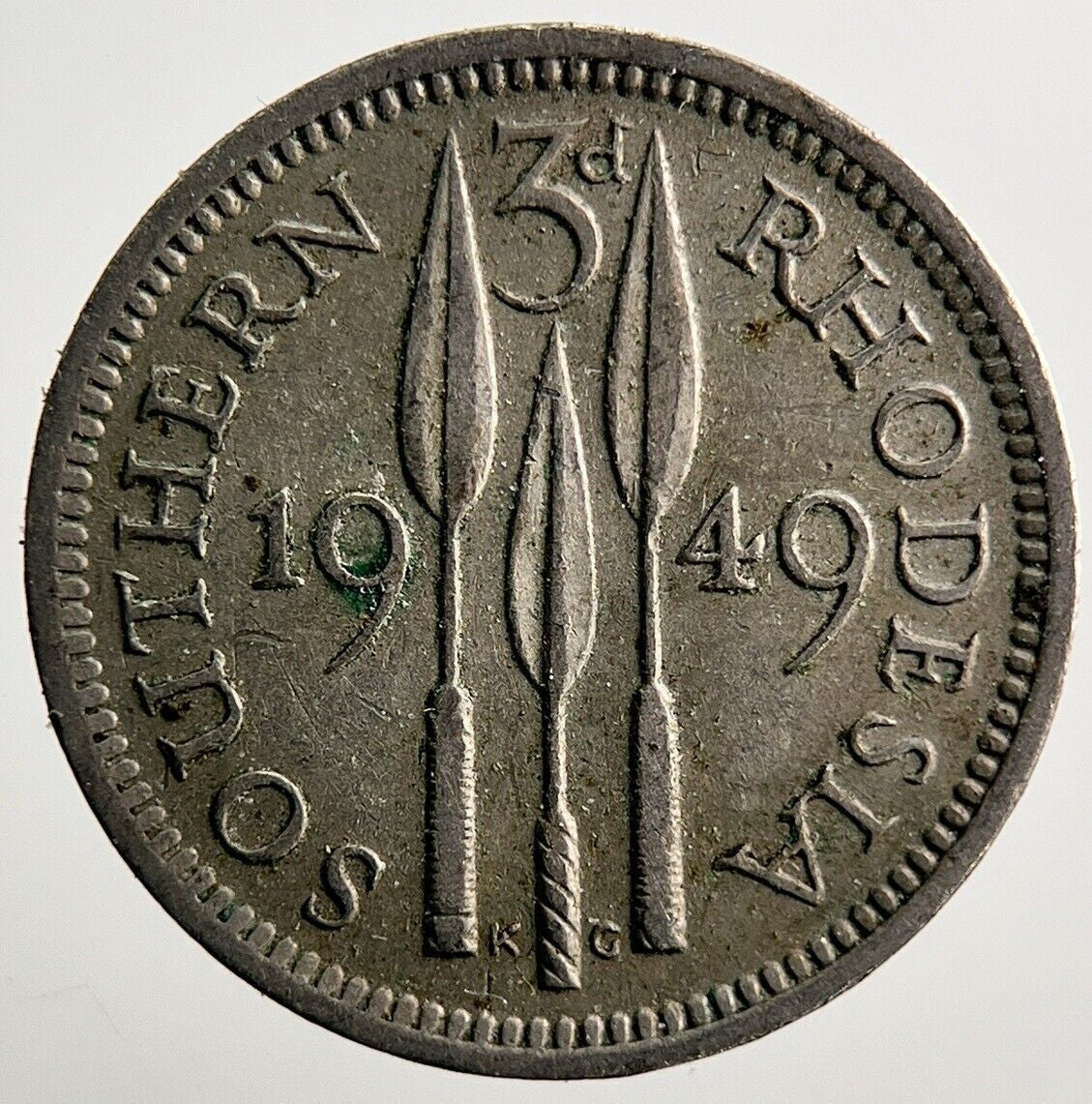 1949 Rhodesia Africa Threepence Coin | Collectable Grade | a3625
