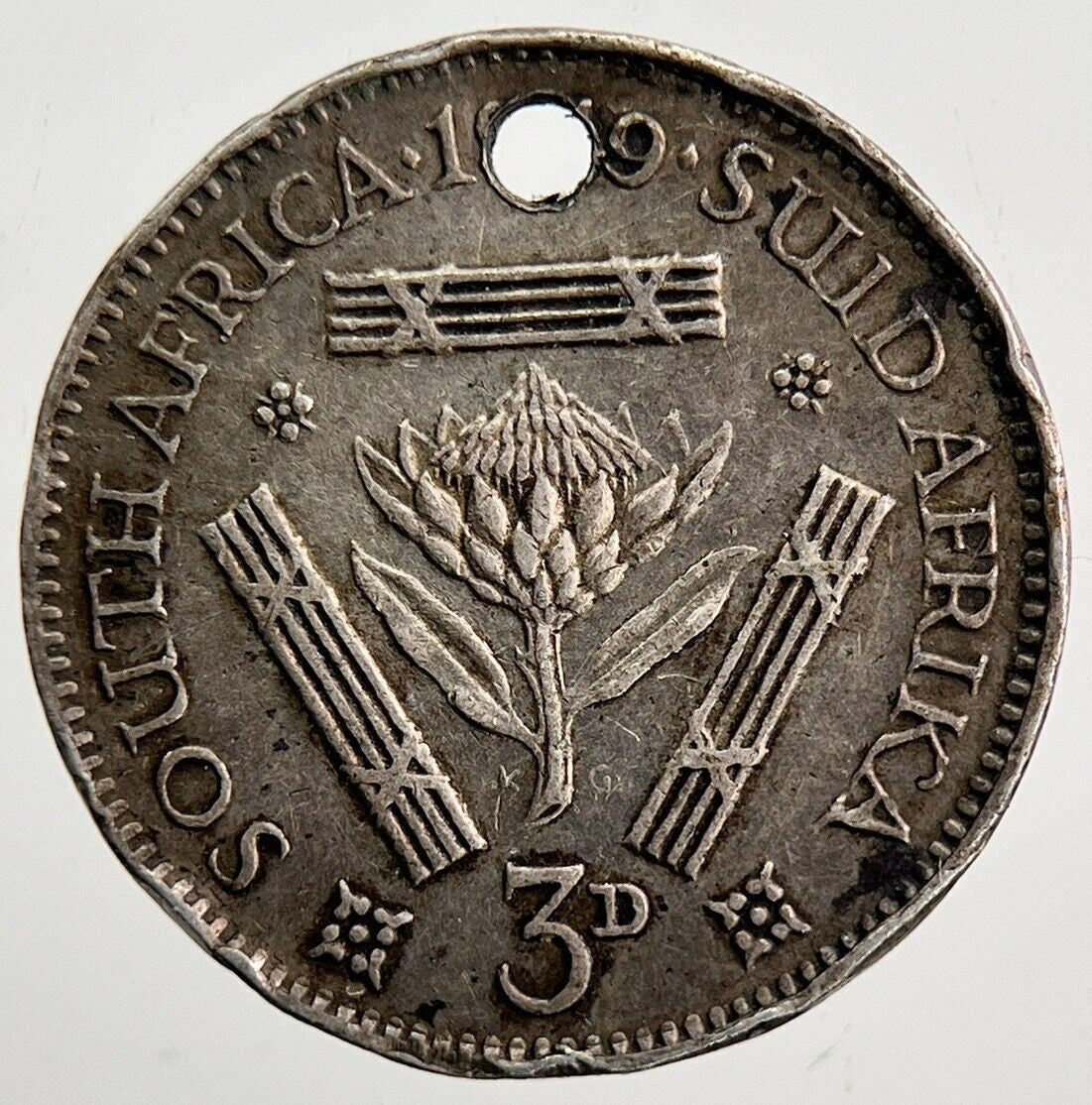 1949 South Africa Threepence Coin | Fine Collectable Grade | a6066