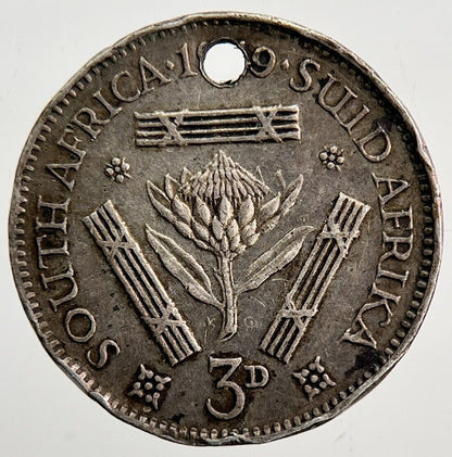 1949 South Africa Threepence Coin | Fine Collectable Grade | a6066