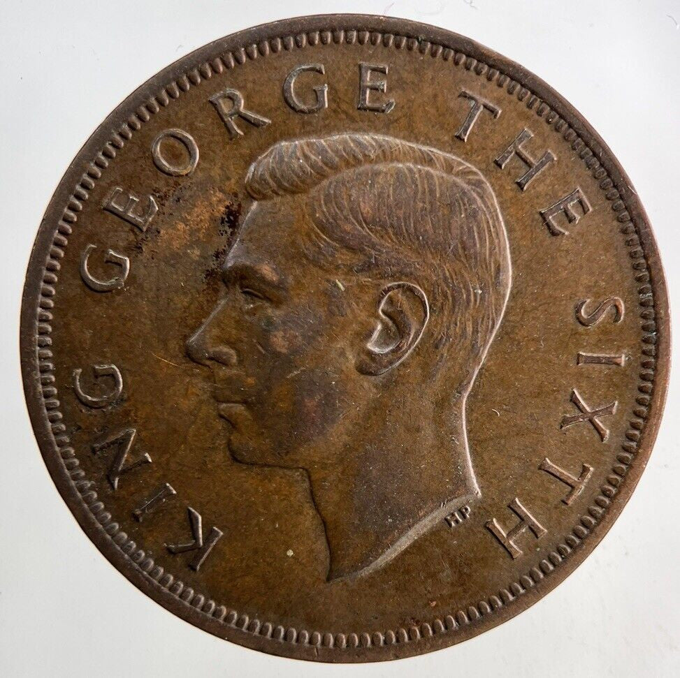 1949 New Zealand One Penny Coin | Very High Grade