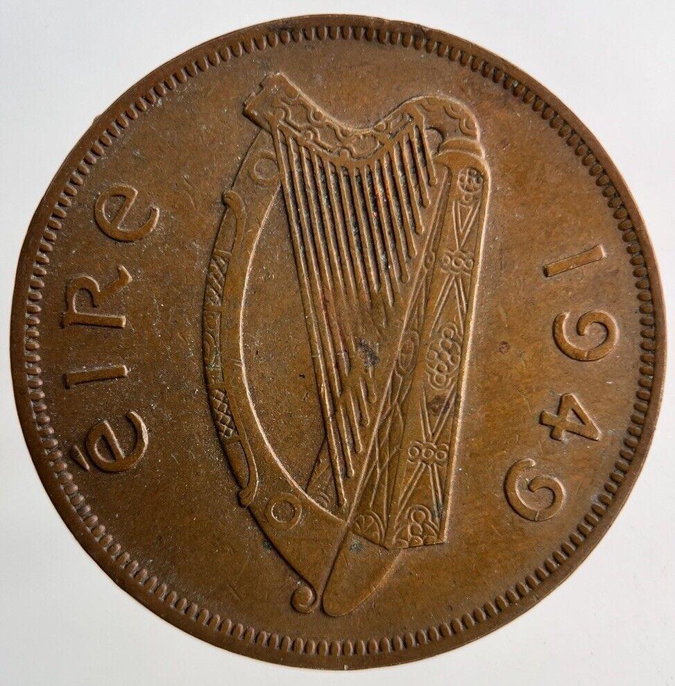 1949 Irish One Penny Coin | Very High Grade