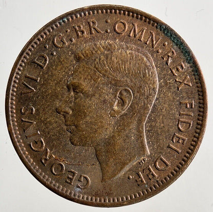 1949 George VI Wren Farthing Coin | Very High Grade