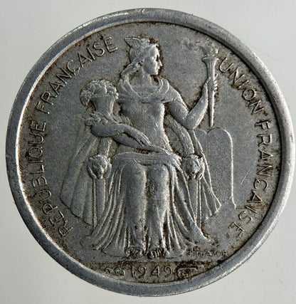 1949 New Caledonia 10 Franc Coin | Fine Collectable Grade