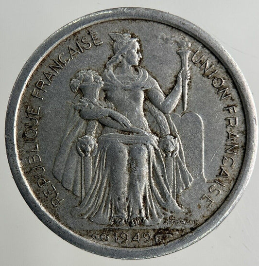 1949 New Caledonia 10 Franc Coin | Fine Collectable Grade