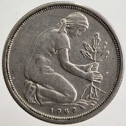 1949 Germany 50 Pfennig Coin | Very High Grade | a4958