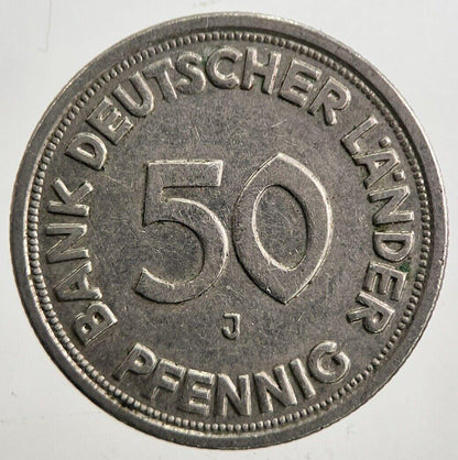 1949 Germany 50 Pfennig Coin | Very High Grade | a4957