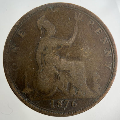 1876-H Victoria One Penny Coin | Collectable Grade