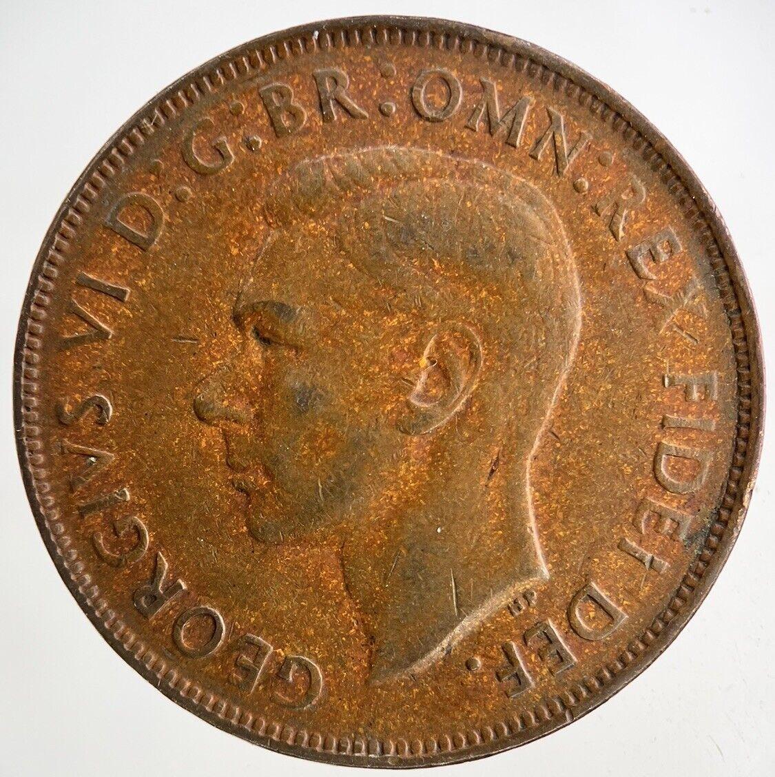 1950 Australia One Penny Coin | Fine Collectable Grade