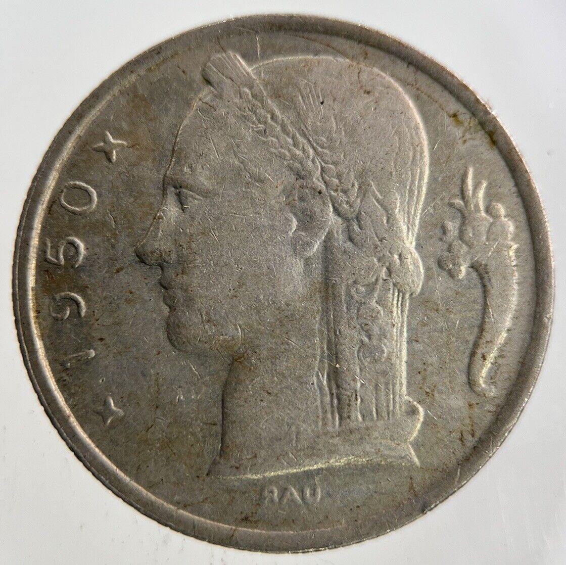 1950 Belgium 5 Francs Coin | Fine Collectable Grade