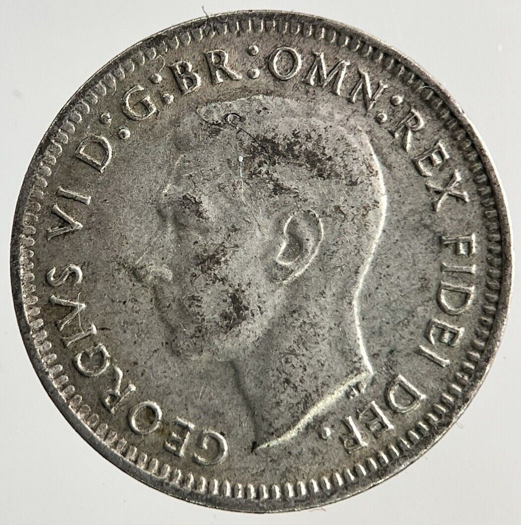 1950 Australia Threepence Silver Coin | Fine Collectable Grade