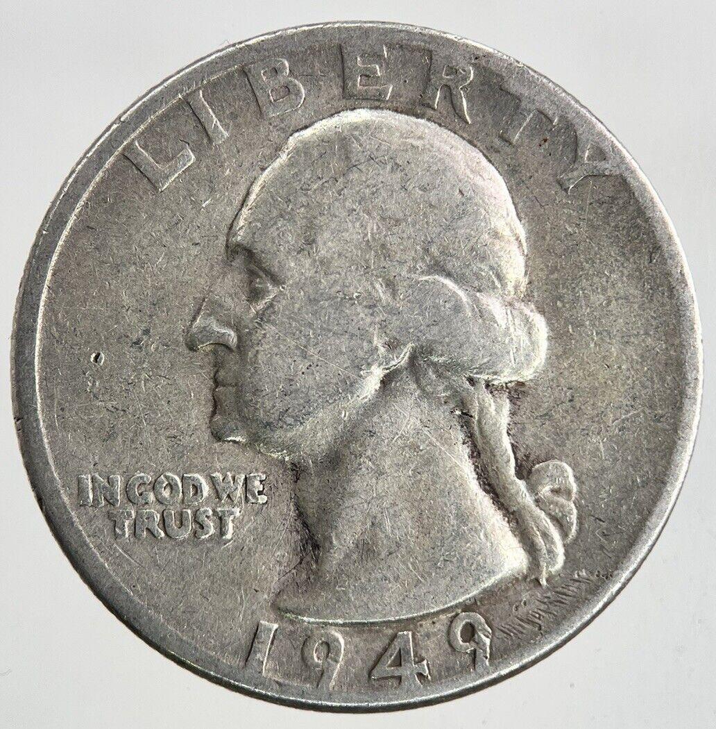 1949-D US USA Quarter Dollar Silver Coin | Collectable Grade