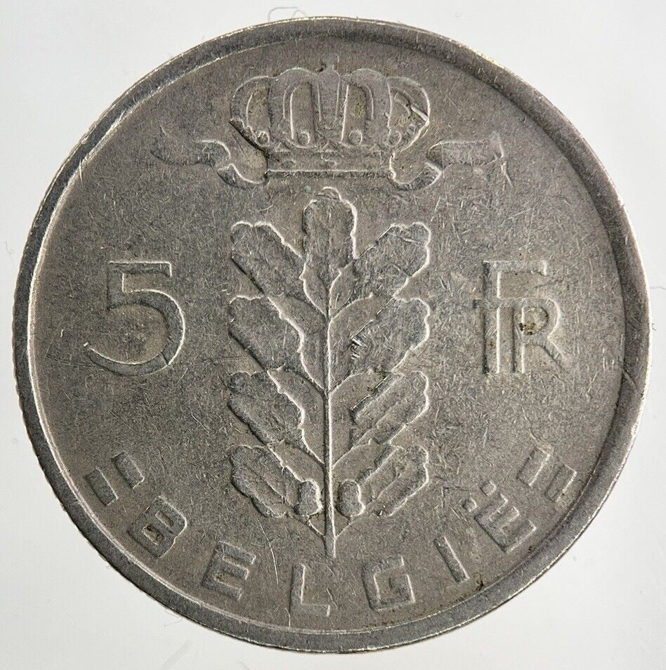1950 Belgium 5 Franc Coin | Fine Collectable Grade