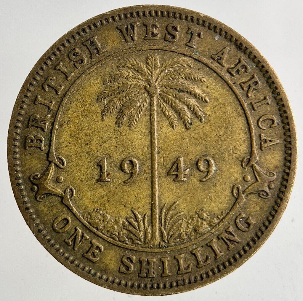 1949 West Africa 1 Shilling Coin | Fine Collectable Grade