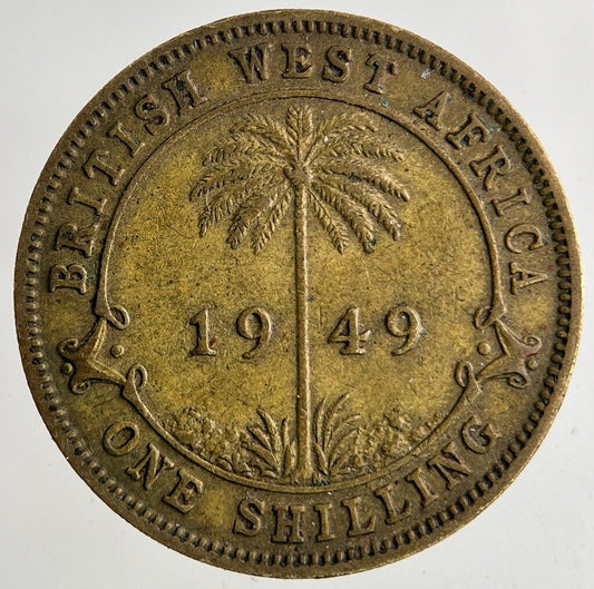 1949 West Africa 1 Shilling Coin | Fine Collectable Grade