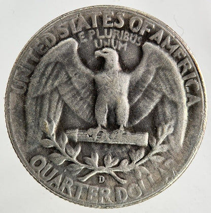 1949-D US USA Quarter Dollar Silver Coin | Fine Collectable Grade