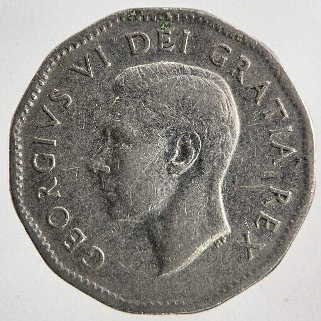 1950 Canada 5 Cents Coin | Fine Collectable Grade