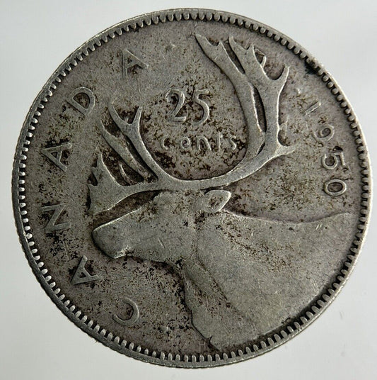 1950 Canada 25 Cents Silver Coin | Collectable Grade