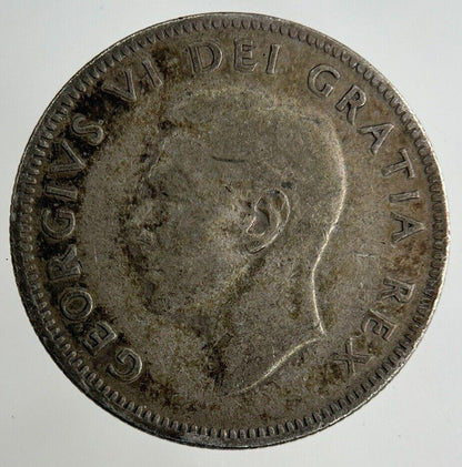 1950 Canada 25 Cents Silver Coin | Fair Grade