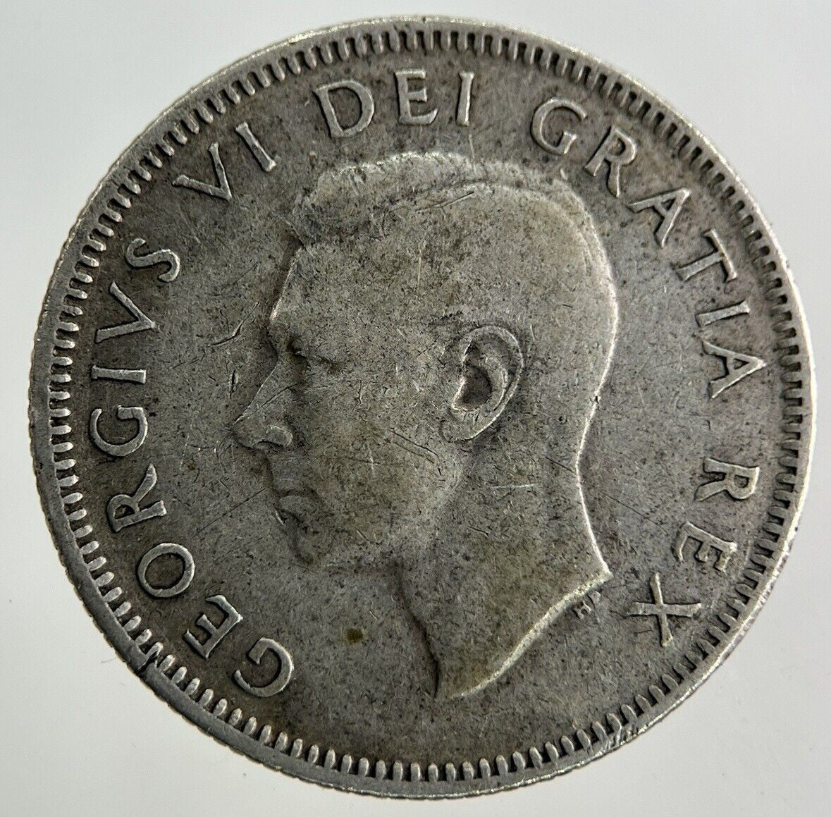 1950 Canada 25 Cents Silver Coin | Fine Collectable Grade