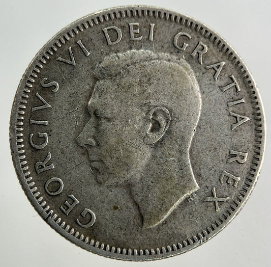 1950 Canada 25 Cents Silver Coin | Fine Collectable Grade