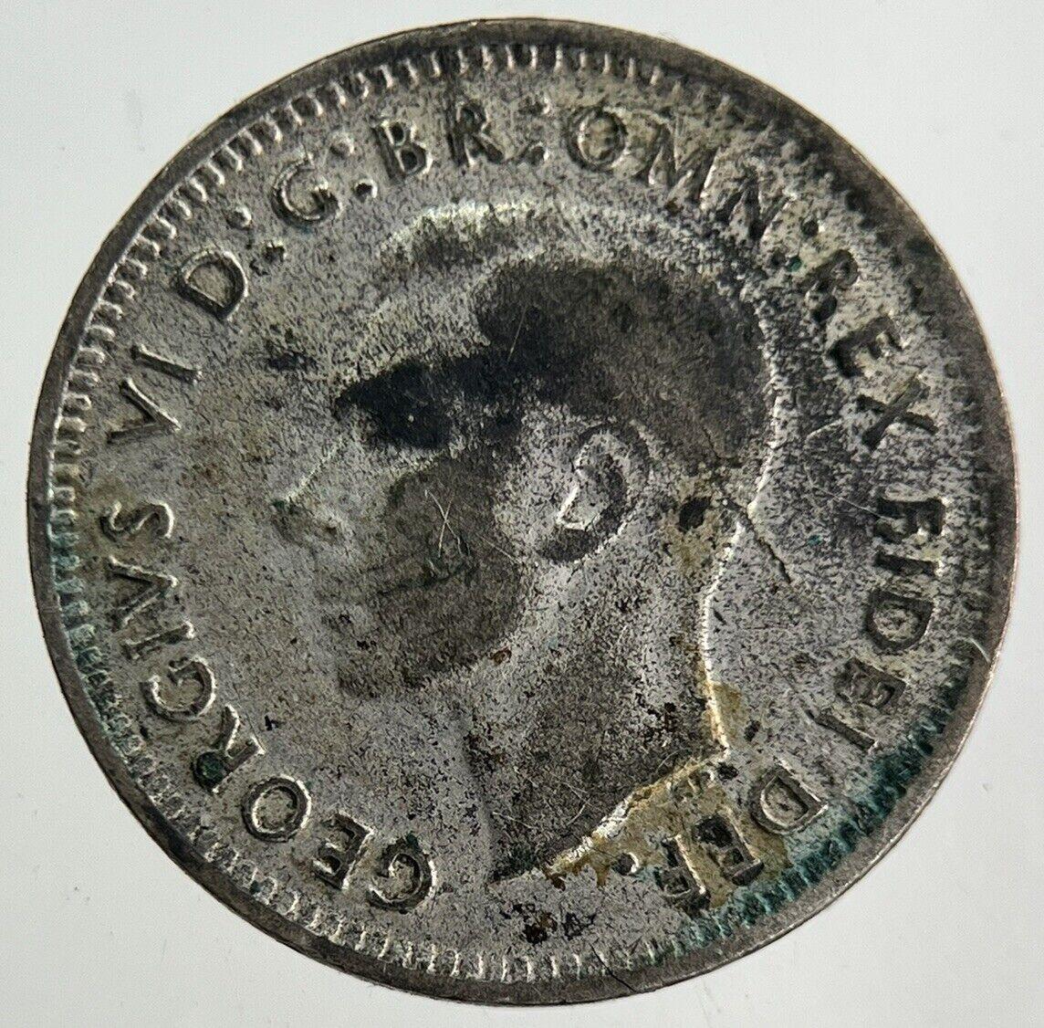 1950 Australia Threepence Silver Coin | Fine Collectable Grade