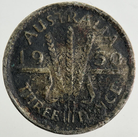 1950 Australia Threepence Silver Coin | Collectable Grade
