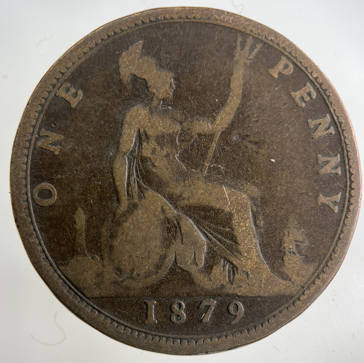 1879 Victoria One Penny Coin | Collectable Grade