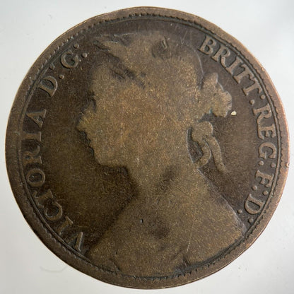 1879 Victoria One Penny Coin | Collectable Grade