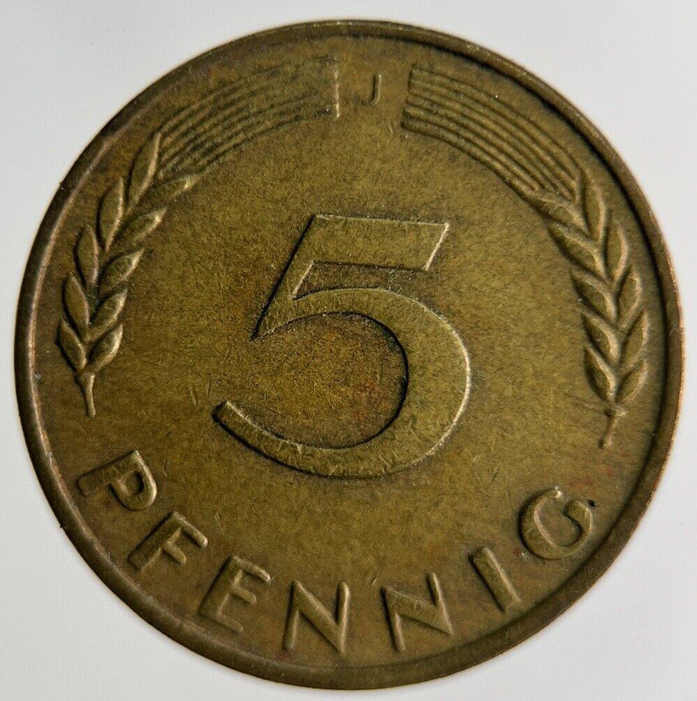 1950 Germany 5 Pfennig Coin | Fine Collectable Grade