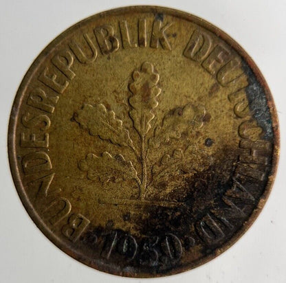 1950 Germany 10 Pfennig Coin | Fine Collectable Grade