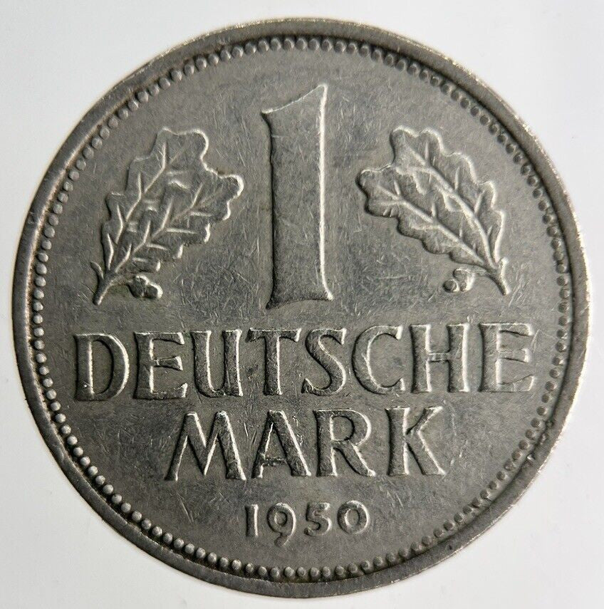 1950 Germany 1 Mark Coin | Fine Collectable Grade