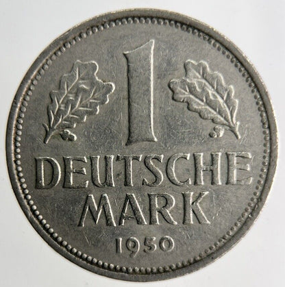 1950 Germany 1 Mark Coin | Fine Collectable Grade