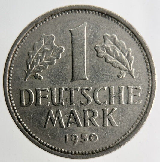 1950 Germany 1 Mark Coin | Fine Collectable Grade