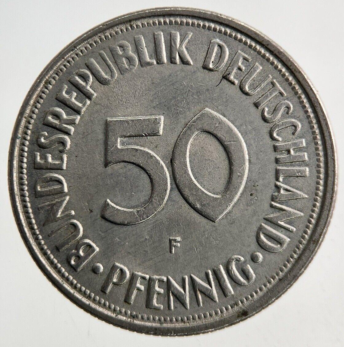 1950 Germany 50 Pfennig Coin | Fine Collectable Grade